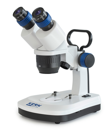 Kern OSE 421 Stereo Zoom Microscopes Binocular HWF  Eyepiece 10×,  Field of View Ø20mm,  Objective 2x/4x,  LED Incident/Transmitted