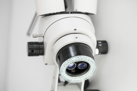 Kern OZL Stereo Zoom Microscopes OZL 465 Binocular 10x Eye piece, Zoom .7 to 4.5X, Integrated LED Ring Light