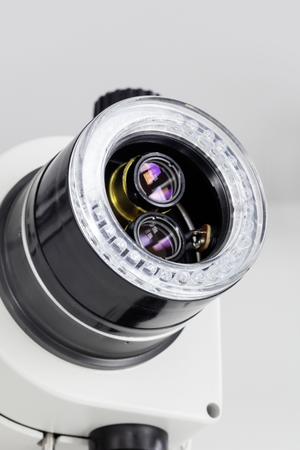 Kern OZL Stereo Zoom Microscopes OZL 465 Binocular 10x Eye piece, Zoom .7 to 4.5X, Integrated LED Ring Light