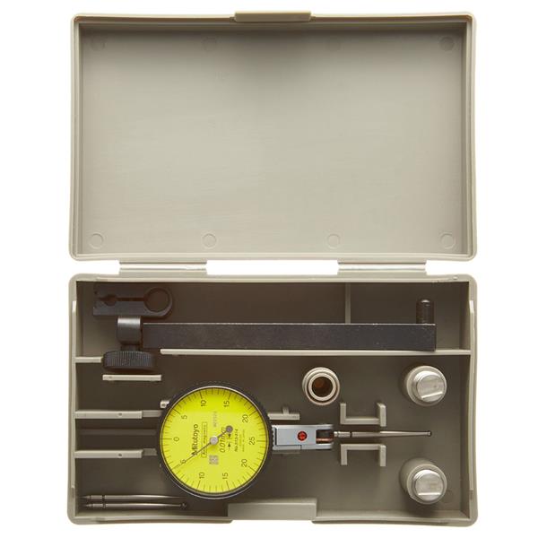 Dial Test Indicator, Horizontal Type 0.2mm, 0.002mm, 4/8mm Stem, with Bracket 513-405-10T