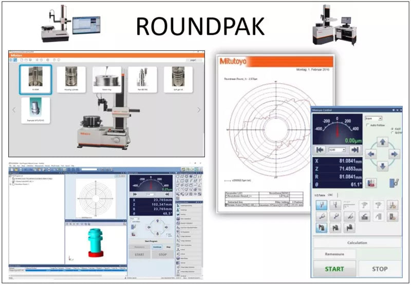 RA-1600 [inch/mm] Item number: 211-733-13 Mitutoyo Roundtest