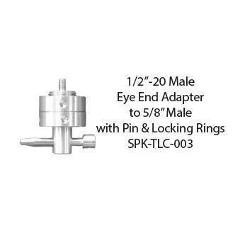 Chatillon SPK-TLC-003 5/8" Eye Adapter to 1/2 20 Male Thread/ w / Pin & Locking Rings