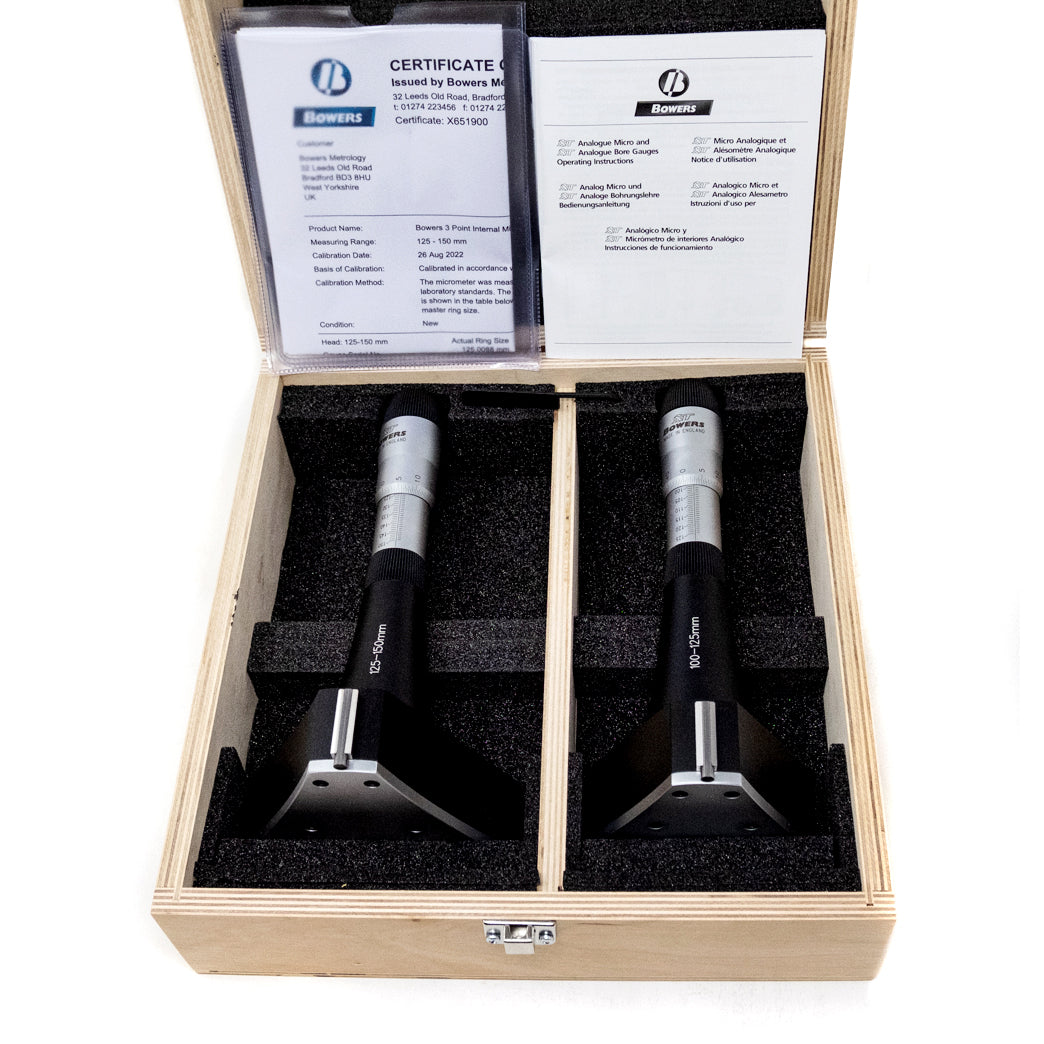 Bowers XT Analogue Bore Gauge Set 100-150mm SXTA7M