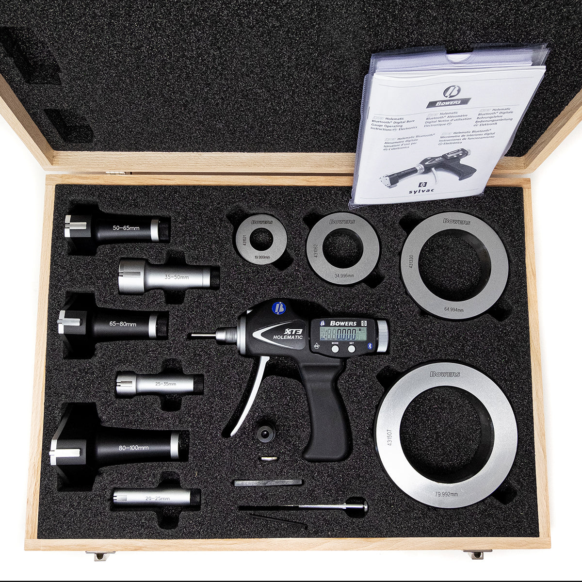 Bowers XT3-BT Holematic Set 3/4-4"/20-100mm SXTH11i