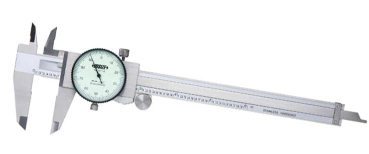 Insize Dial Caliper, 0-150mm graduation .01mm 1311-150