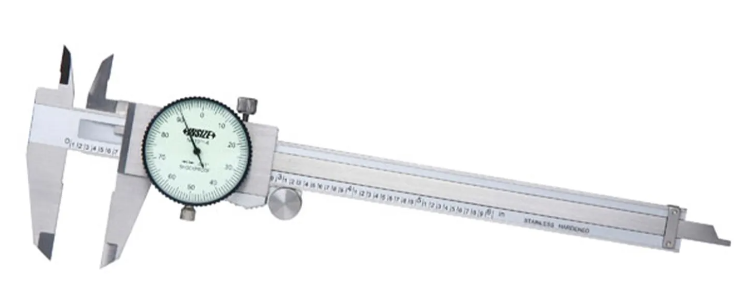 INSIZE DIAL CALIPER, 0-100mm Graduation .02mm 1312-100