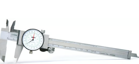 INSIZE Dual Reading Dial Caliper, 0-150mm/0-6" Graduation .02mm/.001" Code 1313-150