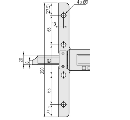 Mitutoyo Digital ABS Depth Caliper 0-600mm 571-215-10