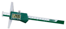 Insize Depth Gauge Output: SPC data output via USB interface Range: 0-200mm/0-8" Resolution: .01mm/.0005" Base Length: 100mm 1144-200