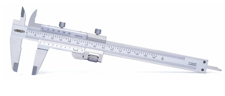 Insize  Vernier Caliper range 0-130mm/0-5" graduation 0.02mm/0.001" Fine Adjustment 1233-130