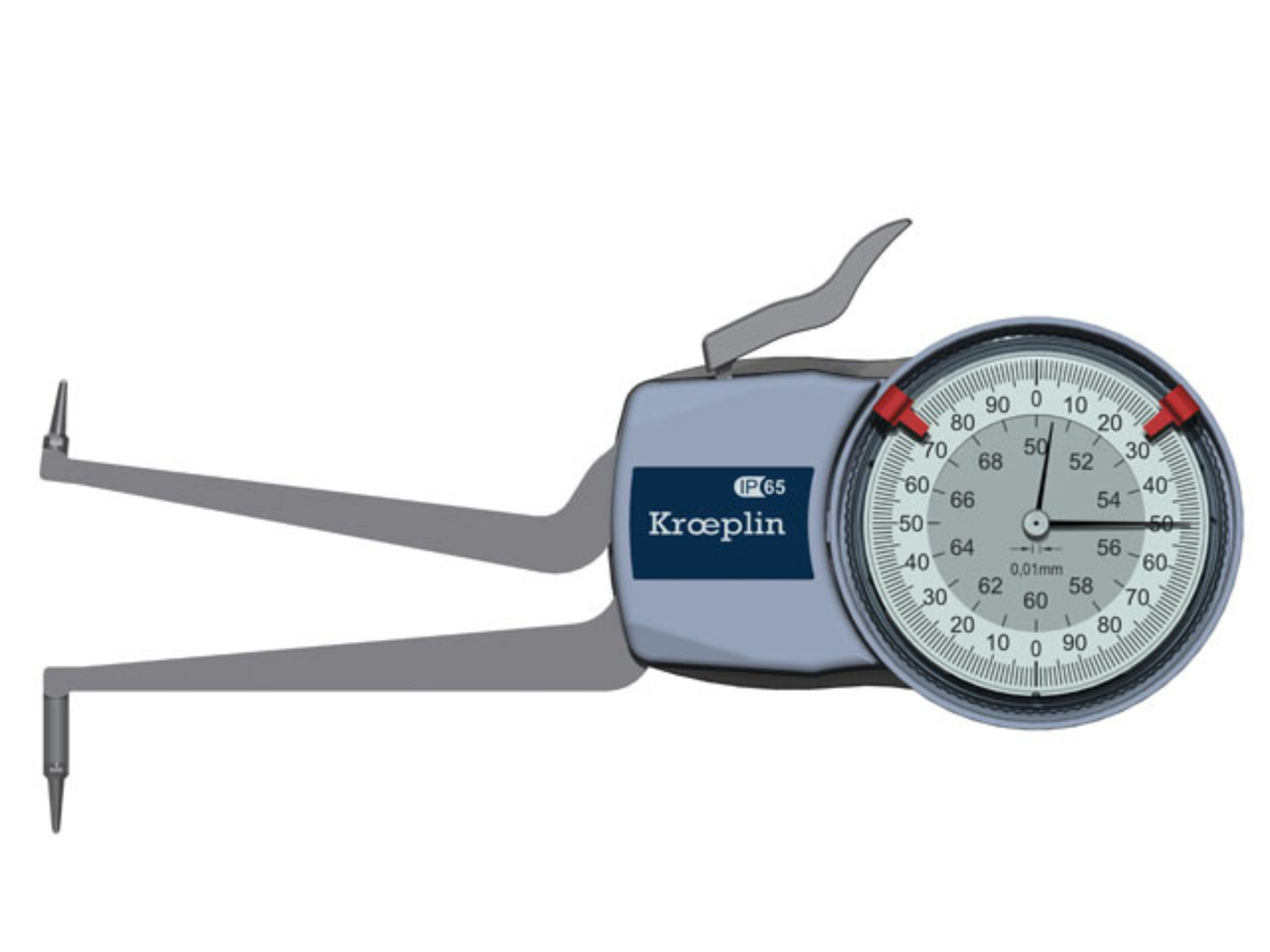 Kroeplin Metric Internal Caliper Gauge 50-70mm, 0.01mm H250 ( Mitutoyo Equivalent 209-306)