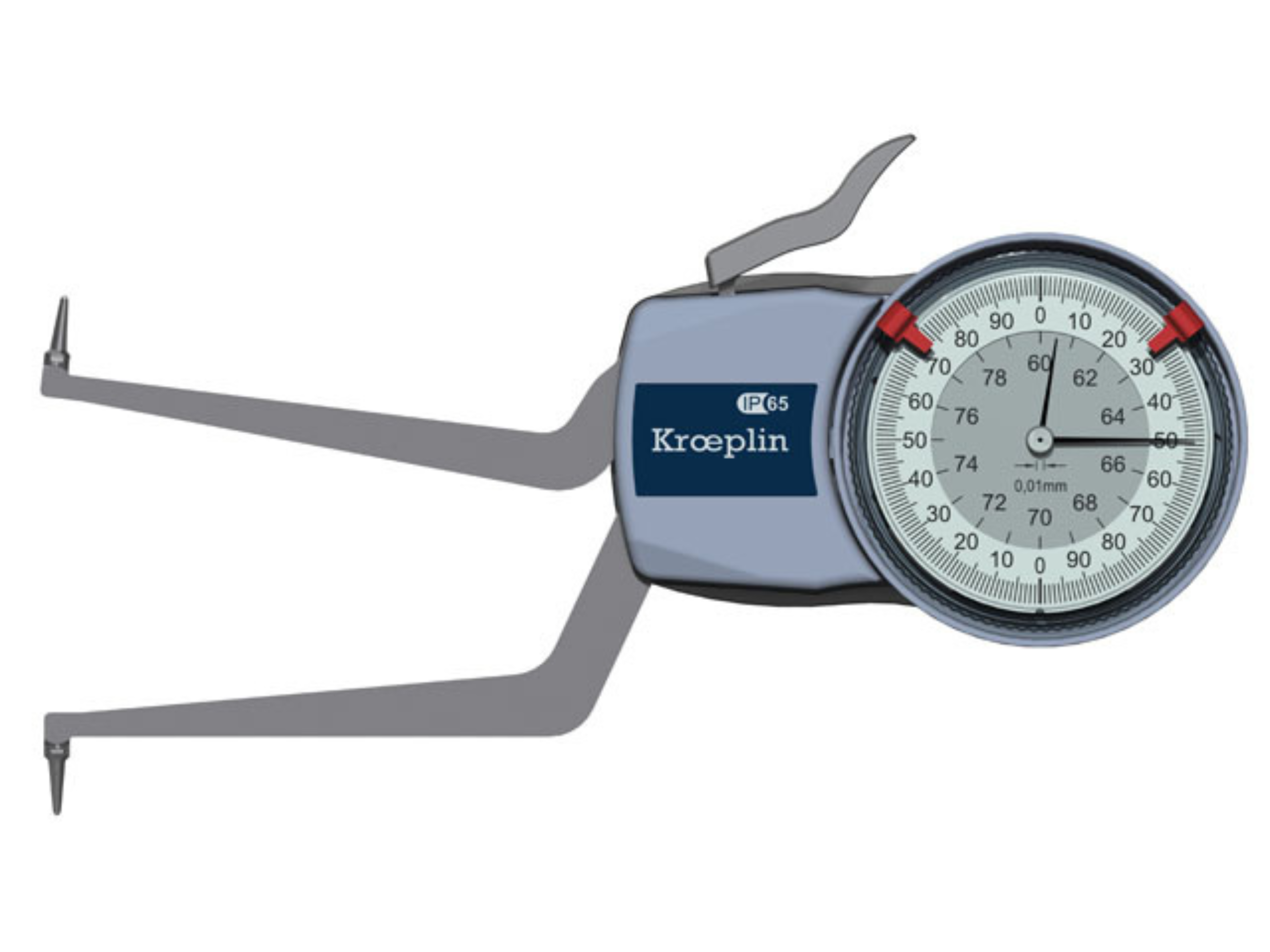 Kroeplin Metric Internal Caliper Gauge H260 60-80mm, 0.01mm ( Mitutoyo Equivalent 209-307)