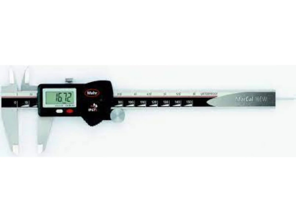 Mahr Digital Caliper, 0-150mm(0-6") 4102911 IP67