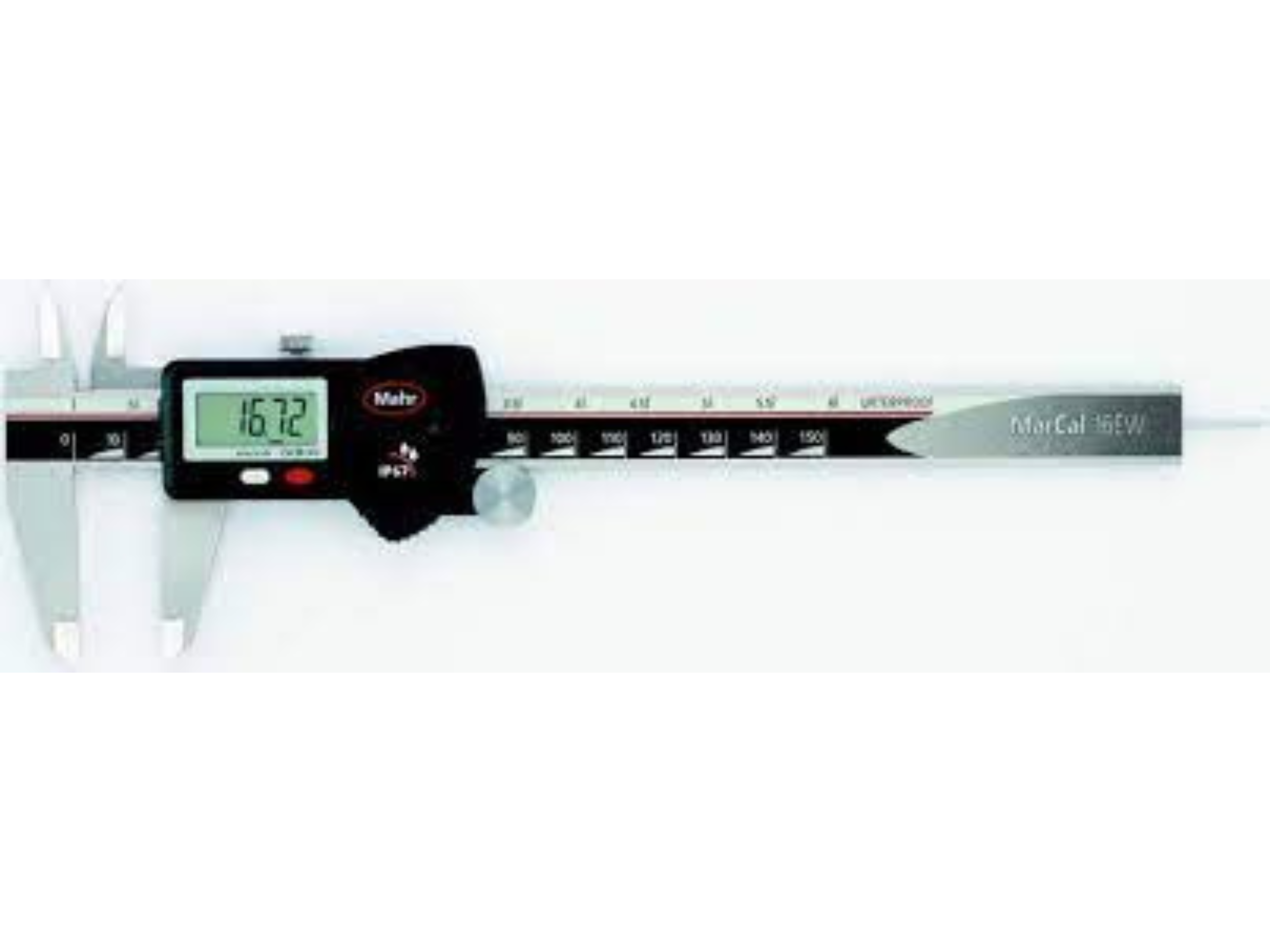 Mahr Digital Caliper 4102912 IP67 16EW , 6"/150mm, Resolution .0005"/.01mm, No Output