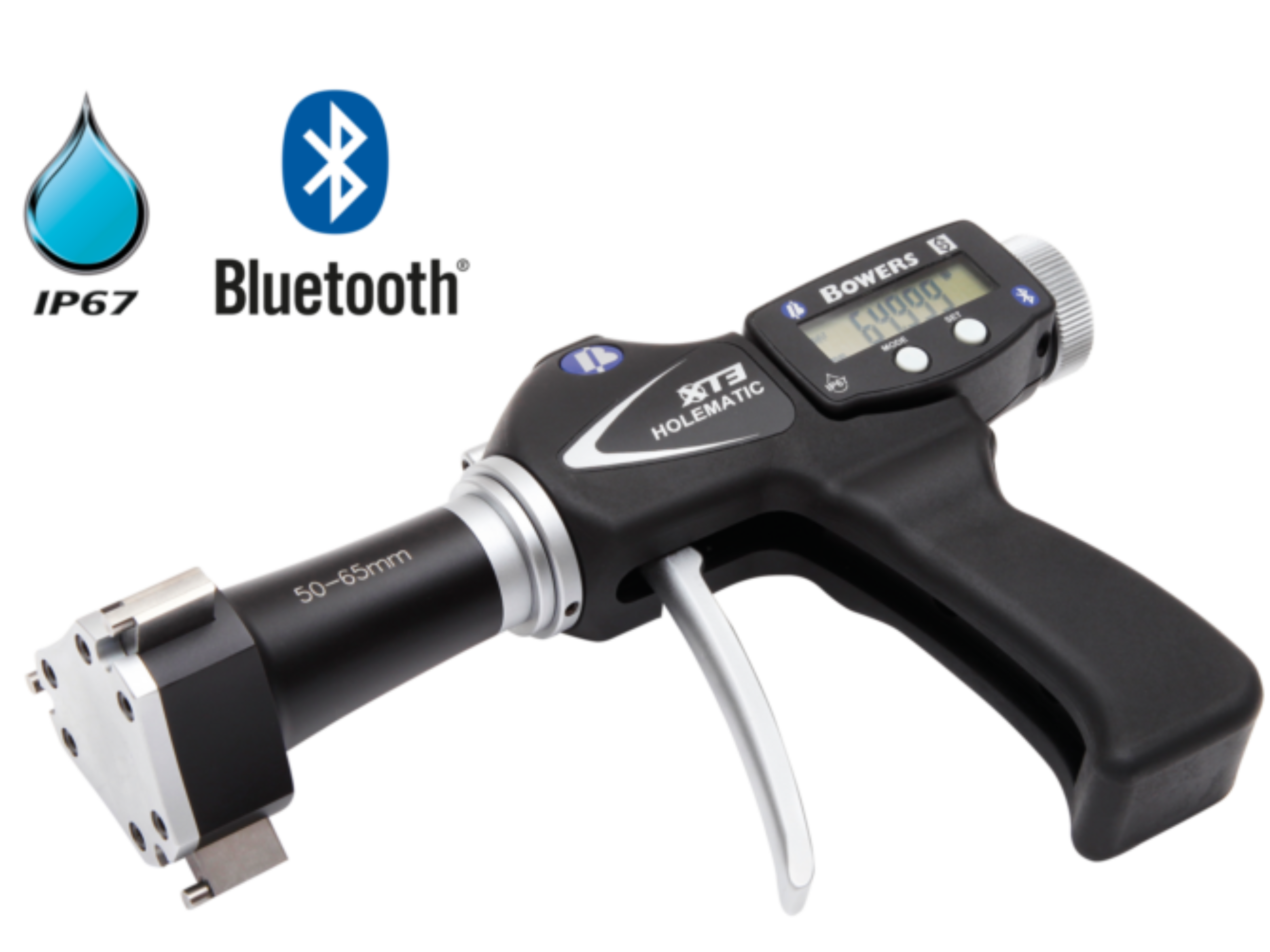 Bowers XT3-BT Holematic Digital Pistol Grip Bore Gauge With Bluetooth