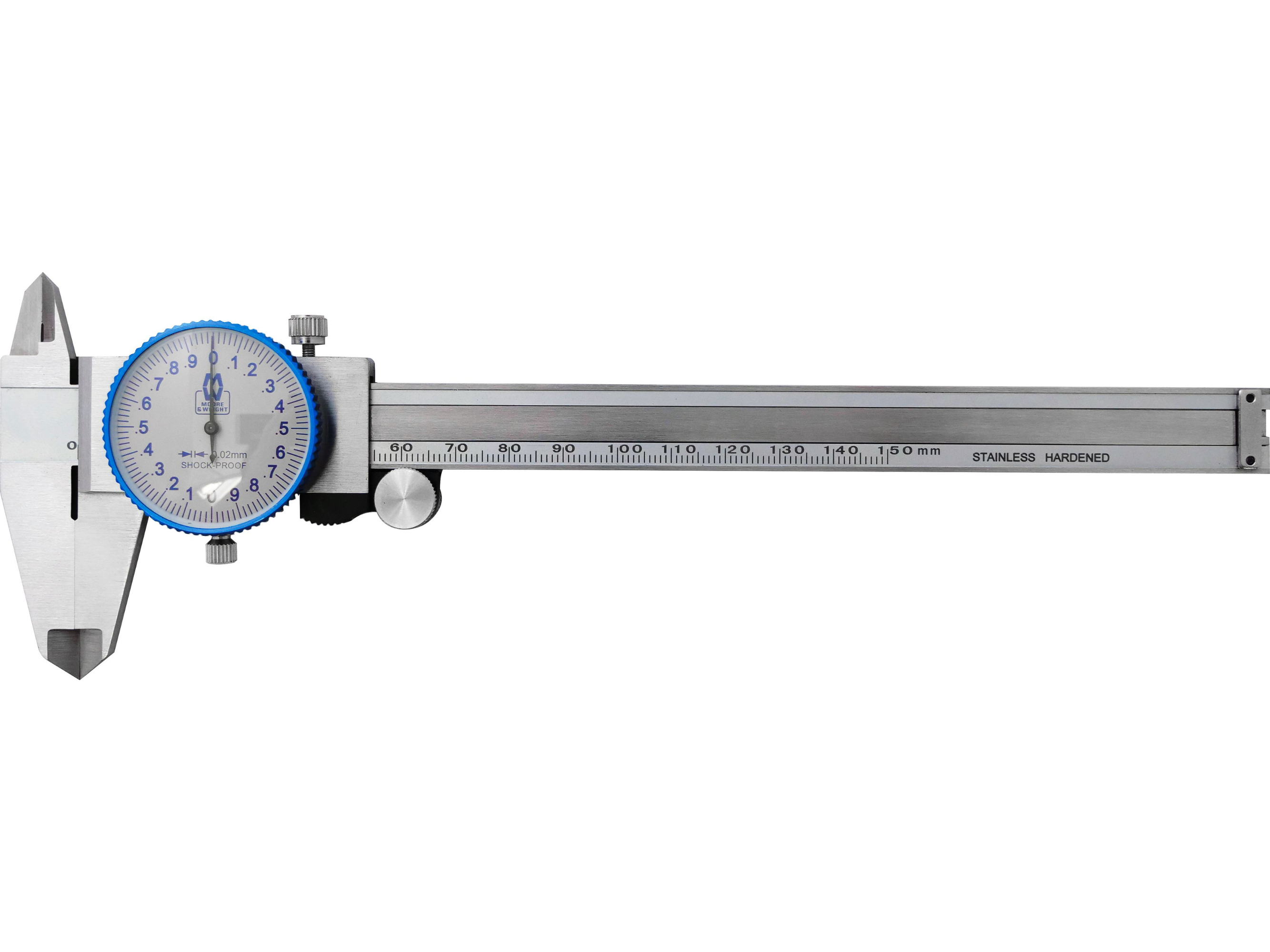 Moore & Wright Dial Caliper  0-150mm 0.02mm MW146-15