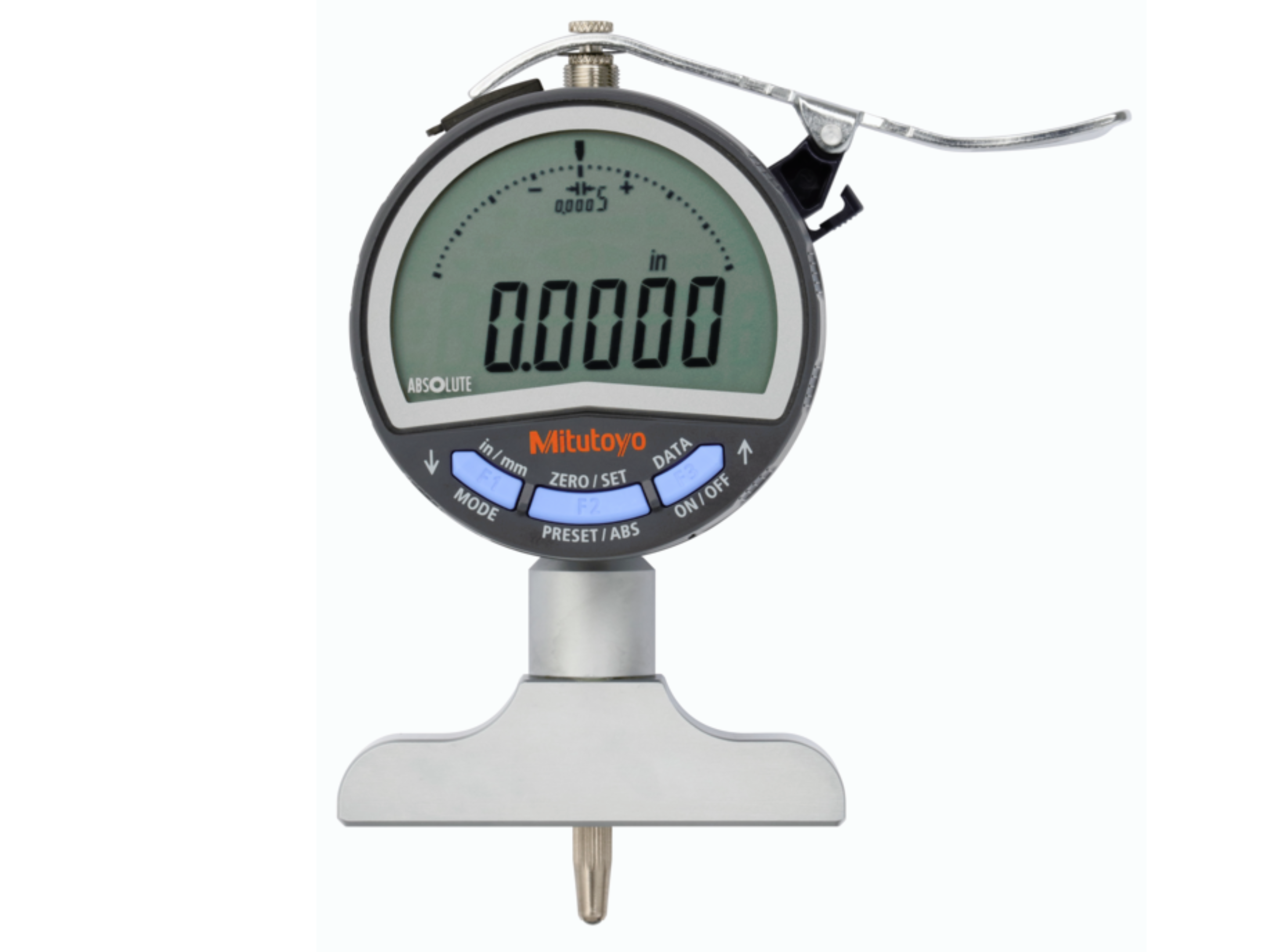 Mitutoyo Digital Depth Gauge 0-8", 0,0005", 63,5mm Base 547-217A