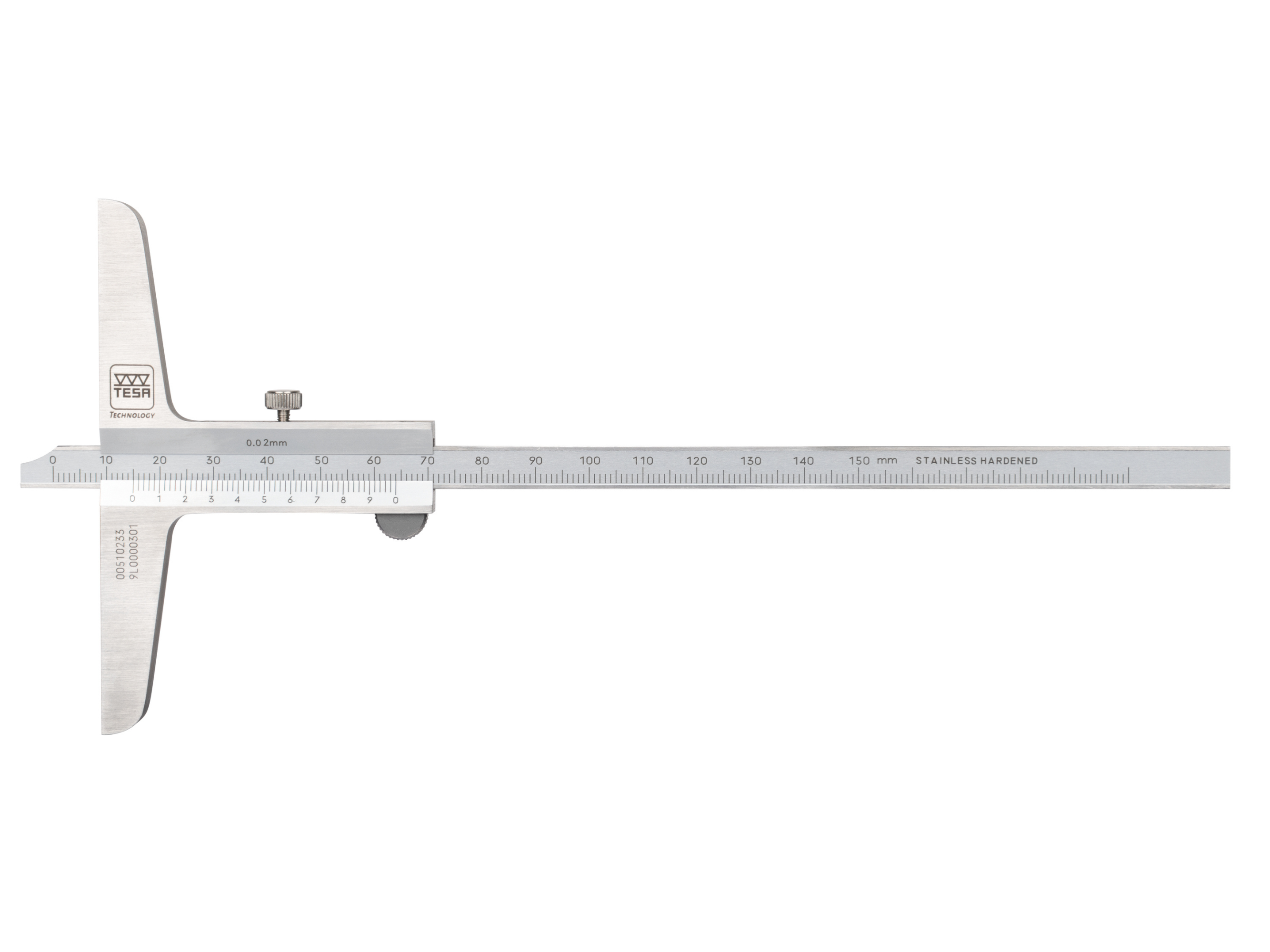 Tesa Vernier Depth Caliper 0-300mm with Short Face 00510254