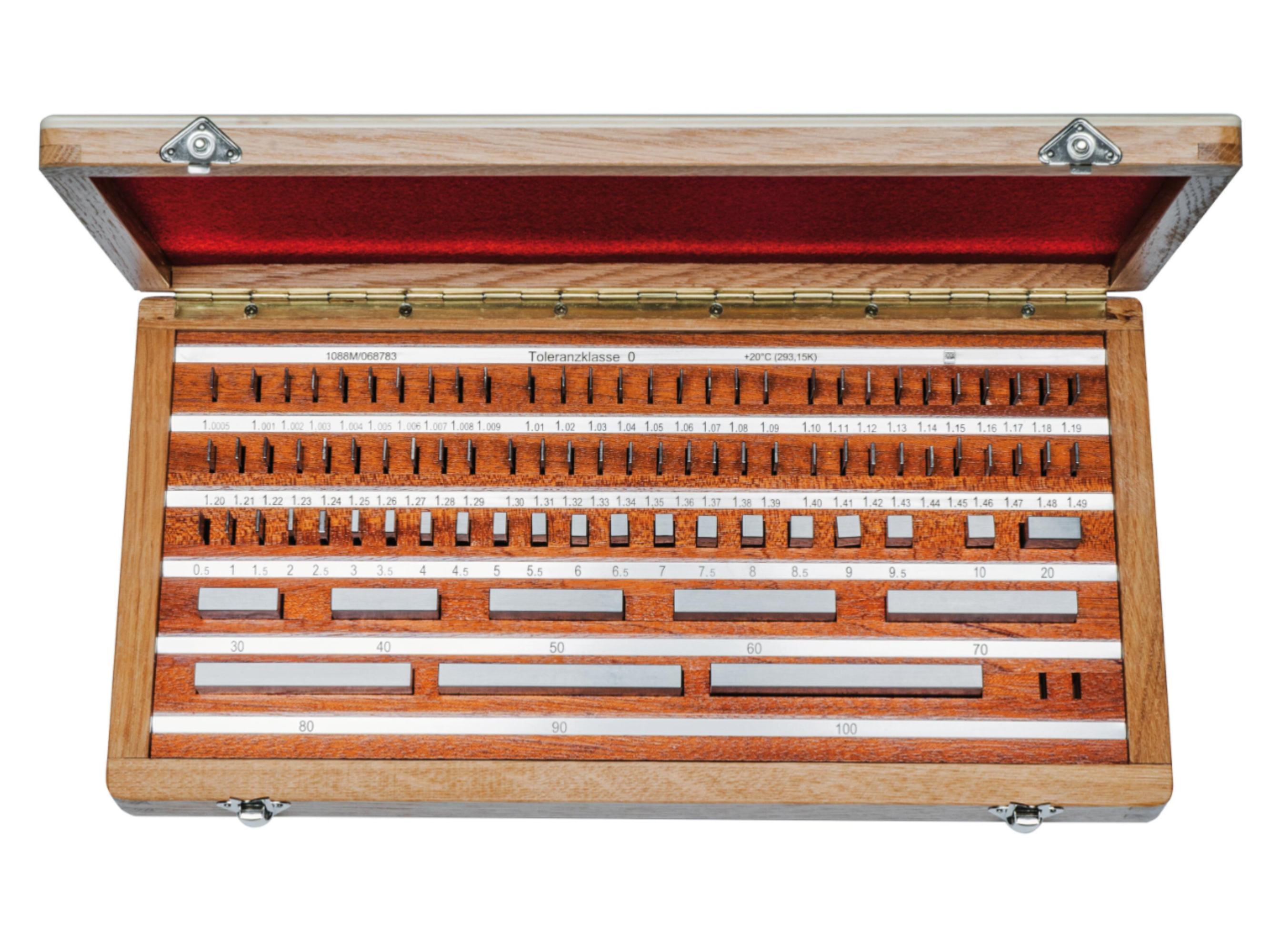 Gauge Block Set Metric 88 Piece Ceramic Grade K 0651536014