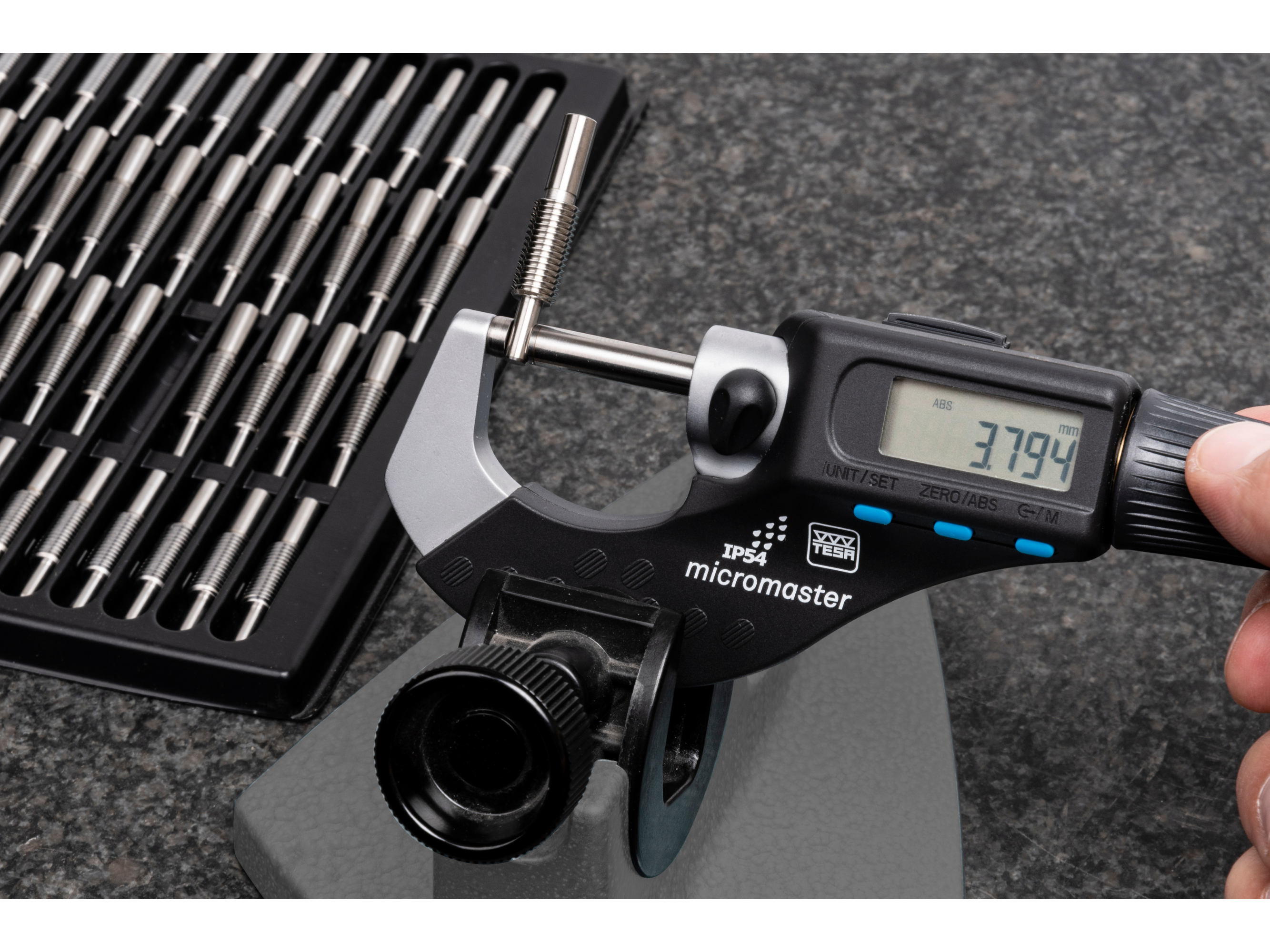 Tesa Micromaster Digital Micrometer application