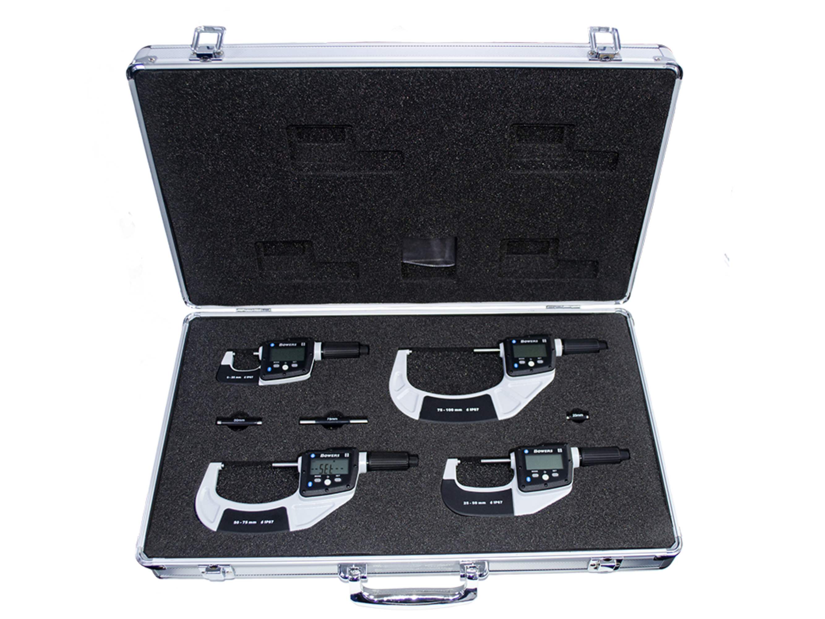 Bowers Digimic Digital Micrometer Set 0-100mm IP67 DMSET100