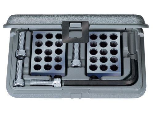 Positioning blocks set, precision ground, 75 x 50 x 25 mm