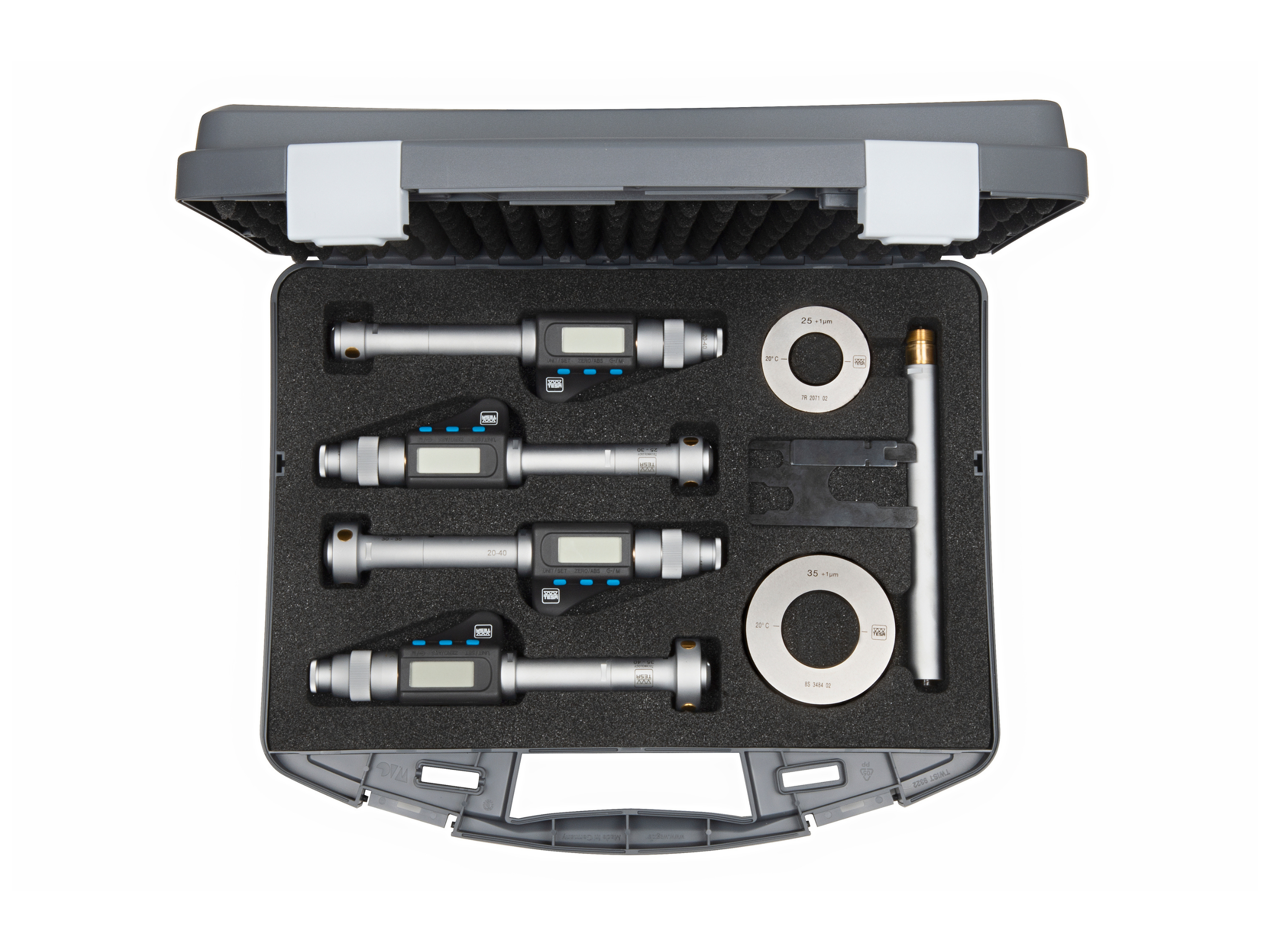 Tesa Digital internal micrometers - Complete Set