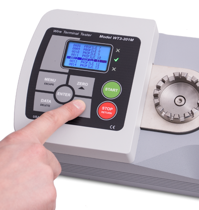 Mark-10 Wire Pull Testers Model WT3-201M Save Multiple Profiles Option WF010