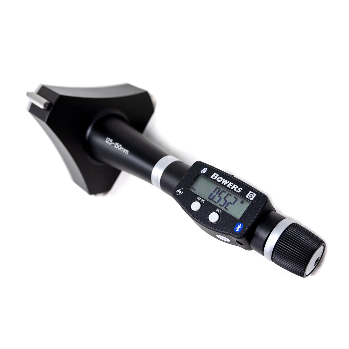 Bowers XTD125i Digital Pistol Grip Electronic Holemike Internal Micrometer, 5"-6" Measuring Range