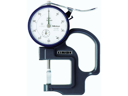 Dial Indicator Thickness Gauge, Groove Depth, 0-10mm 7315