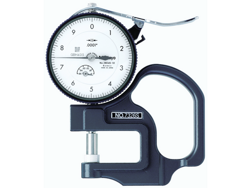 Dial Indicator Thickness Gauge, Lens Thickness, 0-0.05" 7312S
