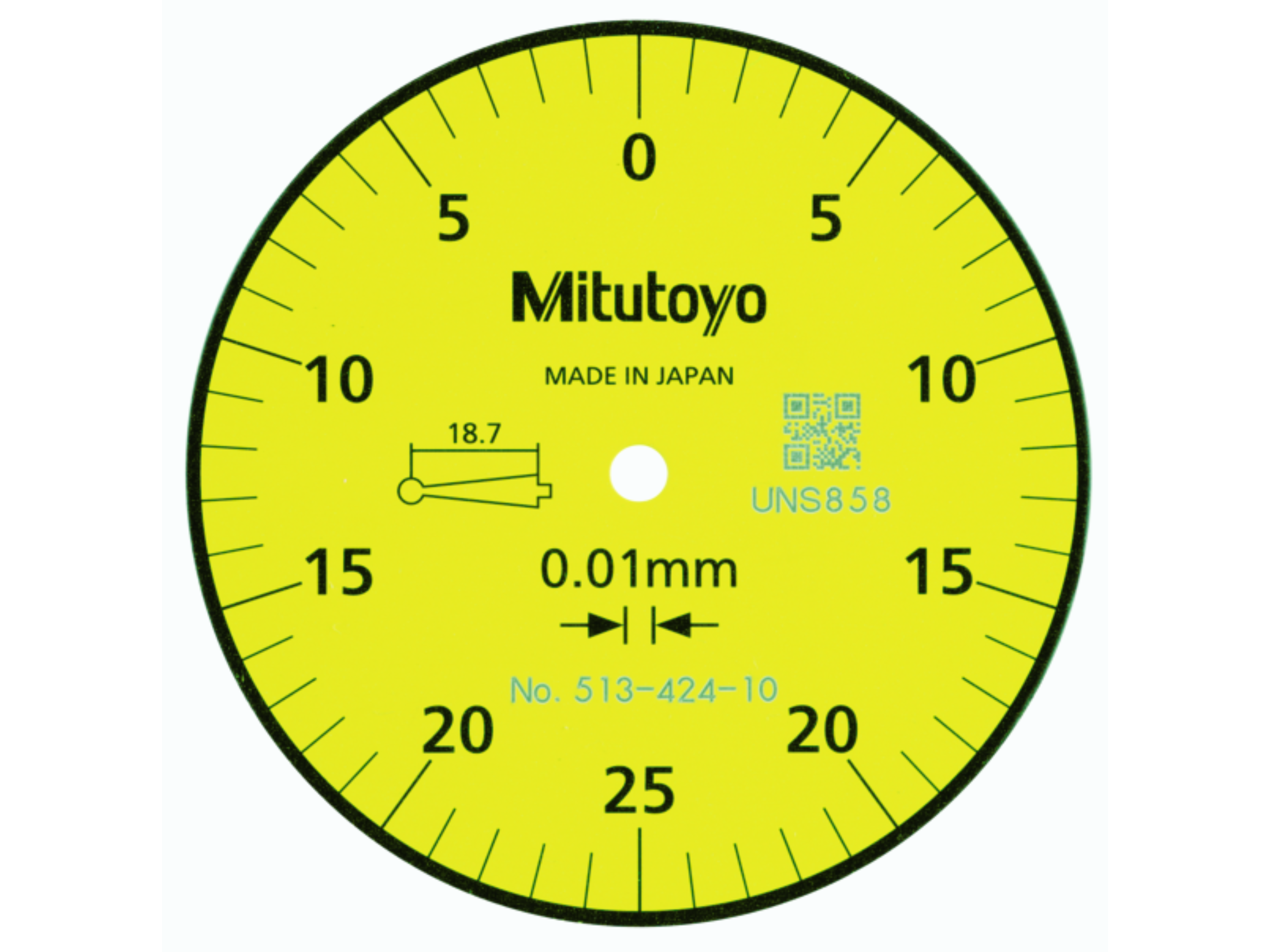 Lever-Type Dial Indicator 0.5mm 0.01mm Ø40mm 513-424-10E