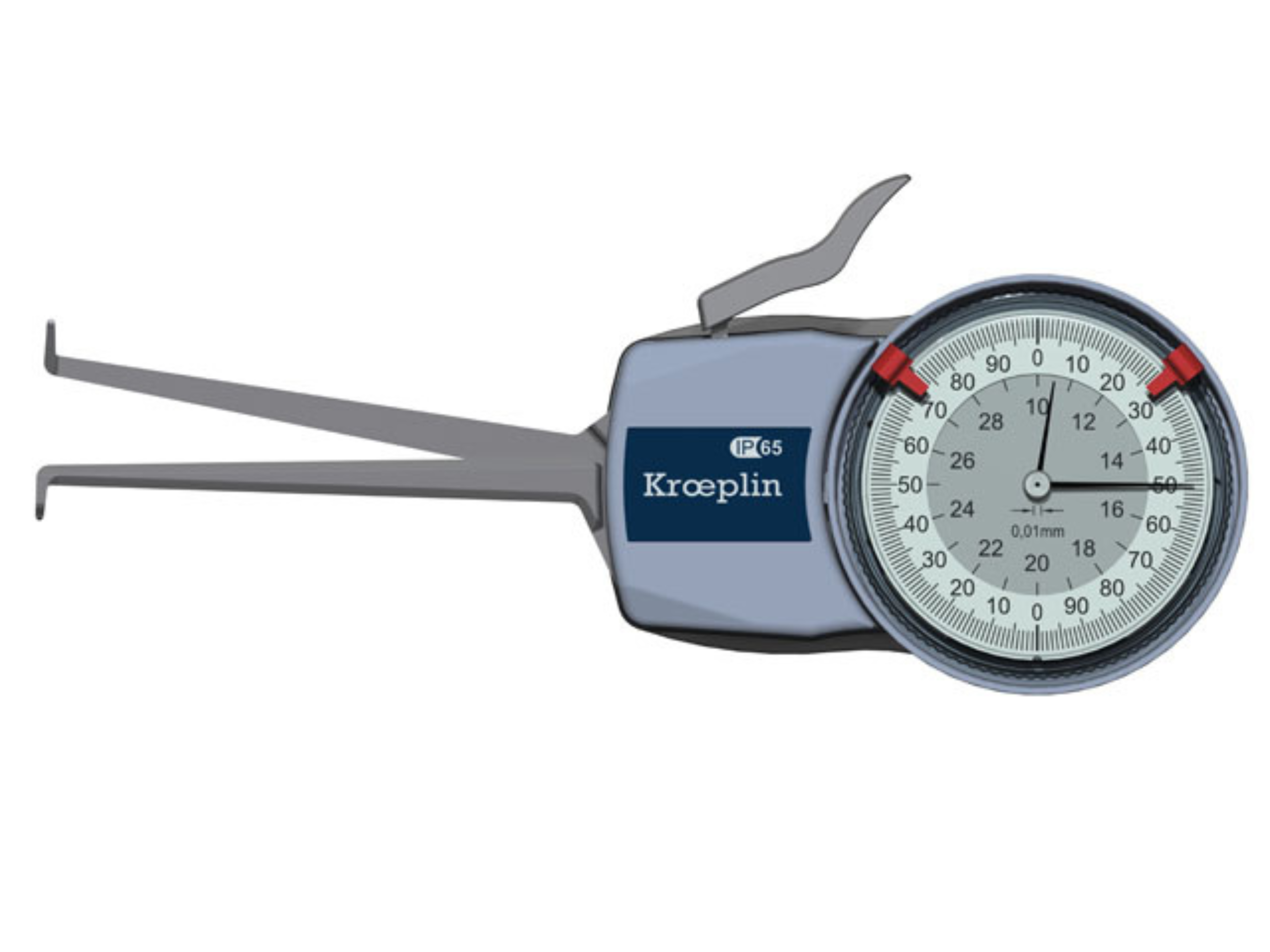 Metric Internal Caliper Gauge 10-30mm, 0.01mm, H210