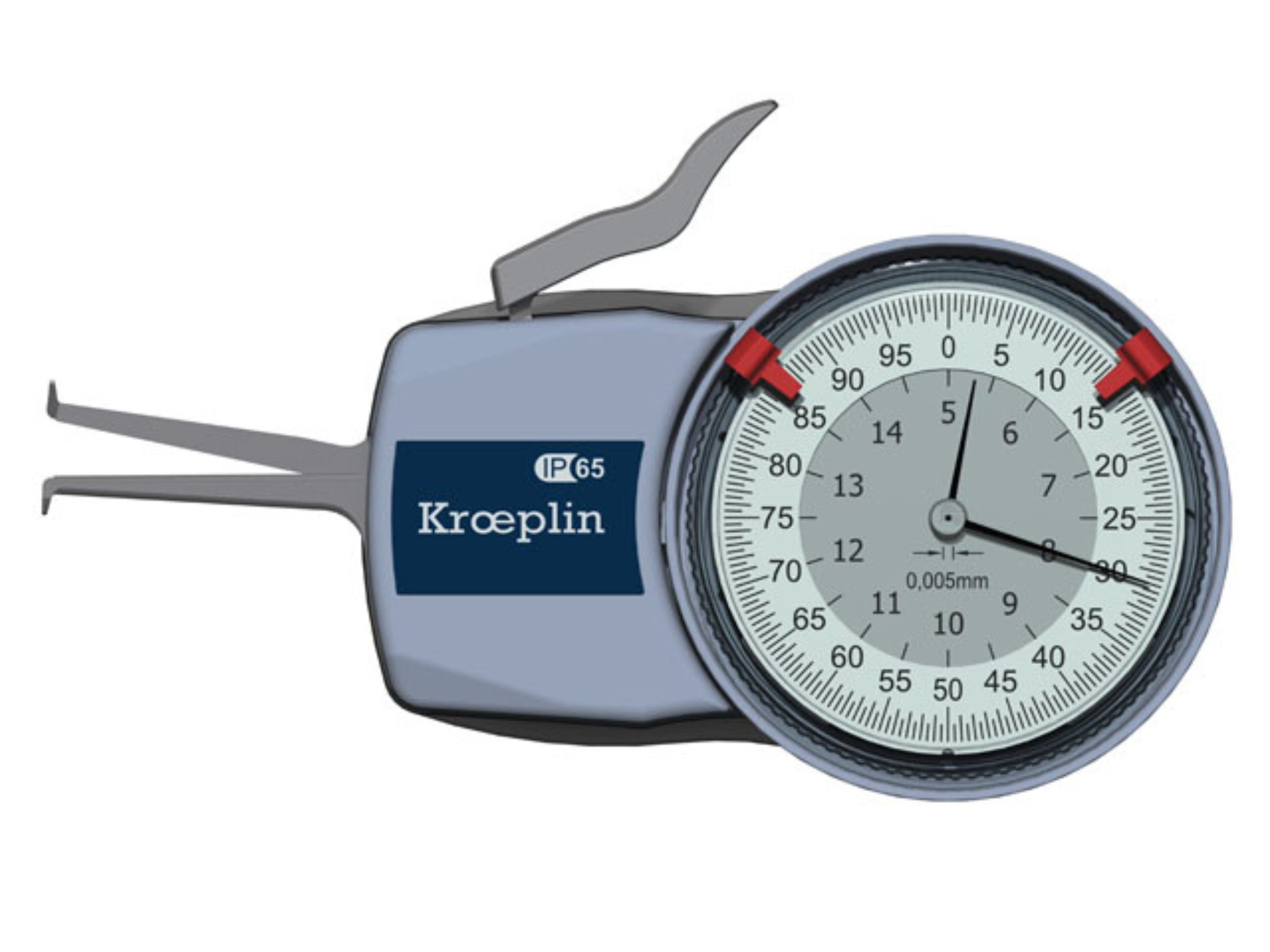 Kroeplin Metric Internal Caliper Gauge 5-15mm, 0.005mm, H105 ( Mitutoyo Equivalent 209-301)