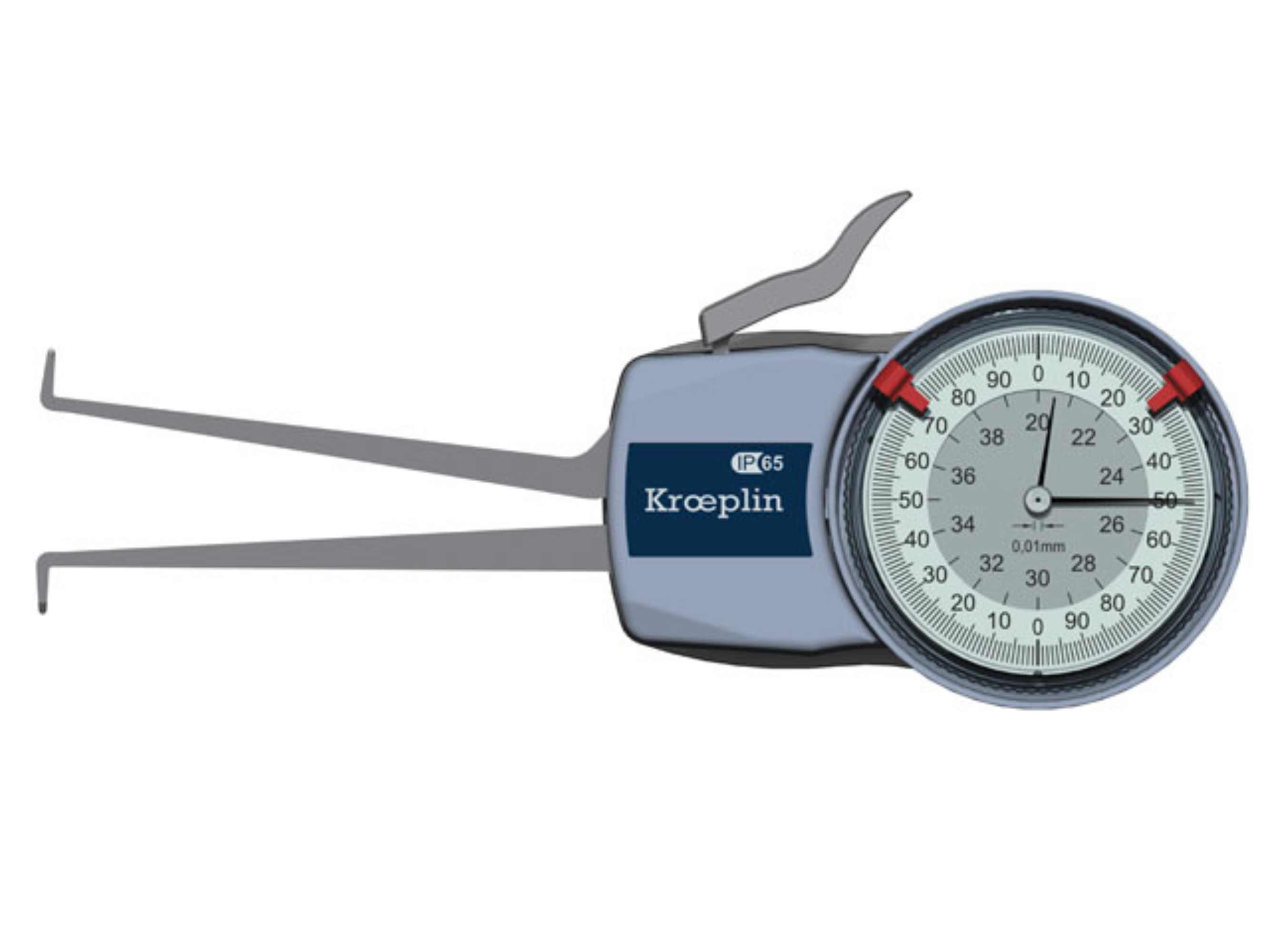 Kroeplin Metric Internal Caliper Gauge 20-40mm, 0.01mm, H220 ( Mitutoyo Equivalent 209-303)