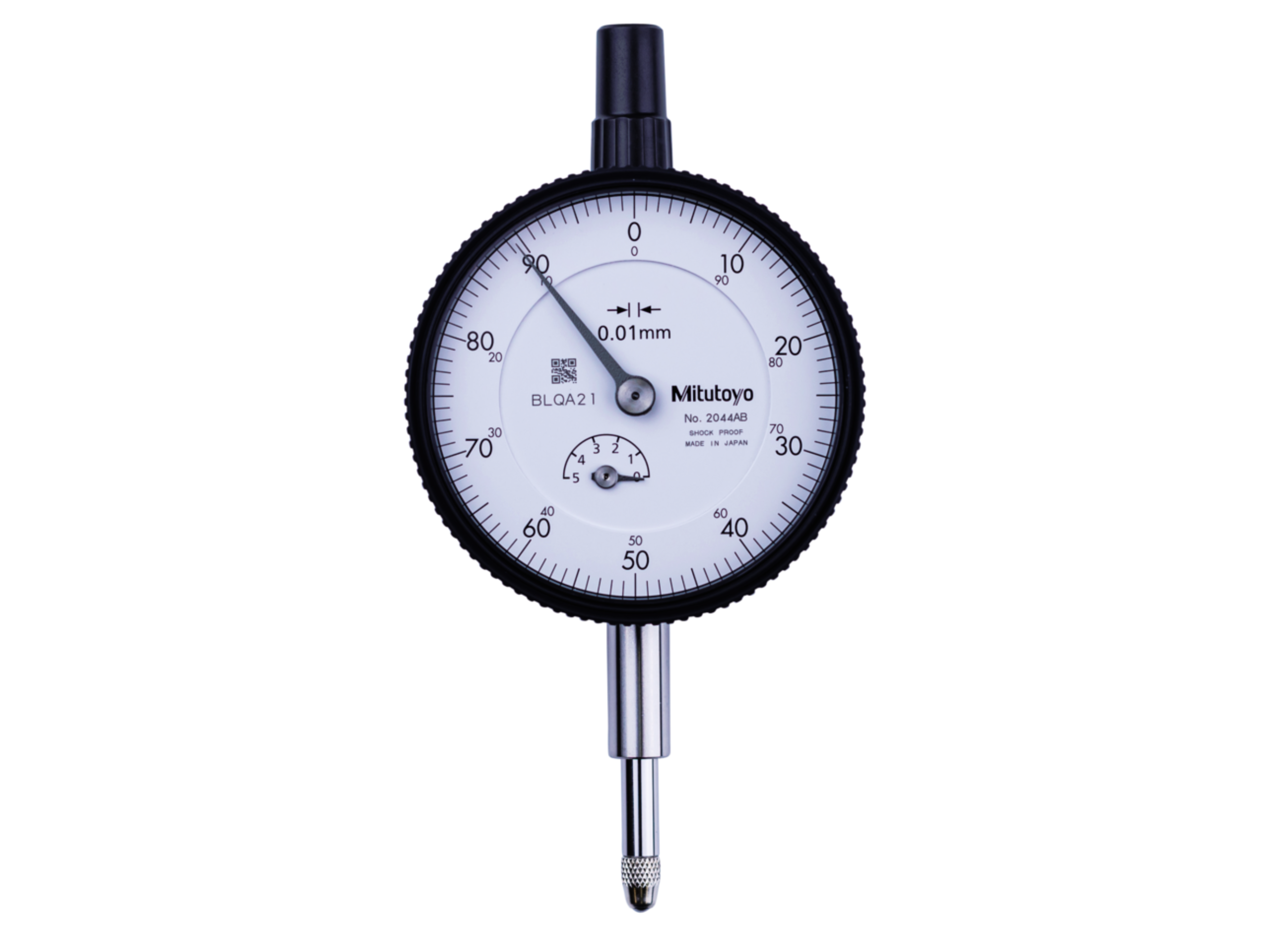 Standard DTI, Flat Back, ISO Type, 5mm, 0,01mm 2045AB