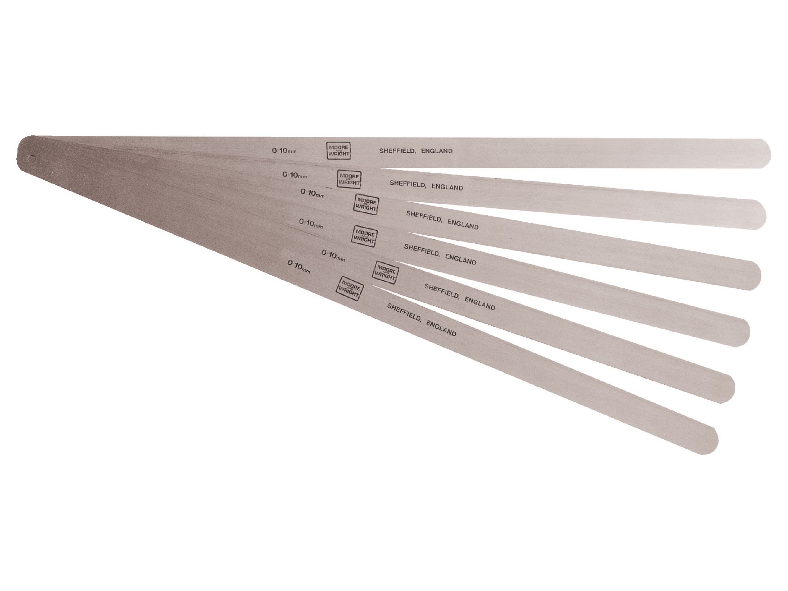 Moore & Wright Feeler Strips Metric 0.15mm 126M015