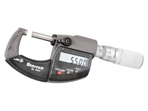 Starrett Digital Micrometer 75-100mm (3-4") IP67 Code 795MEXFL-100