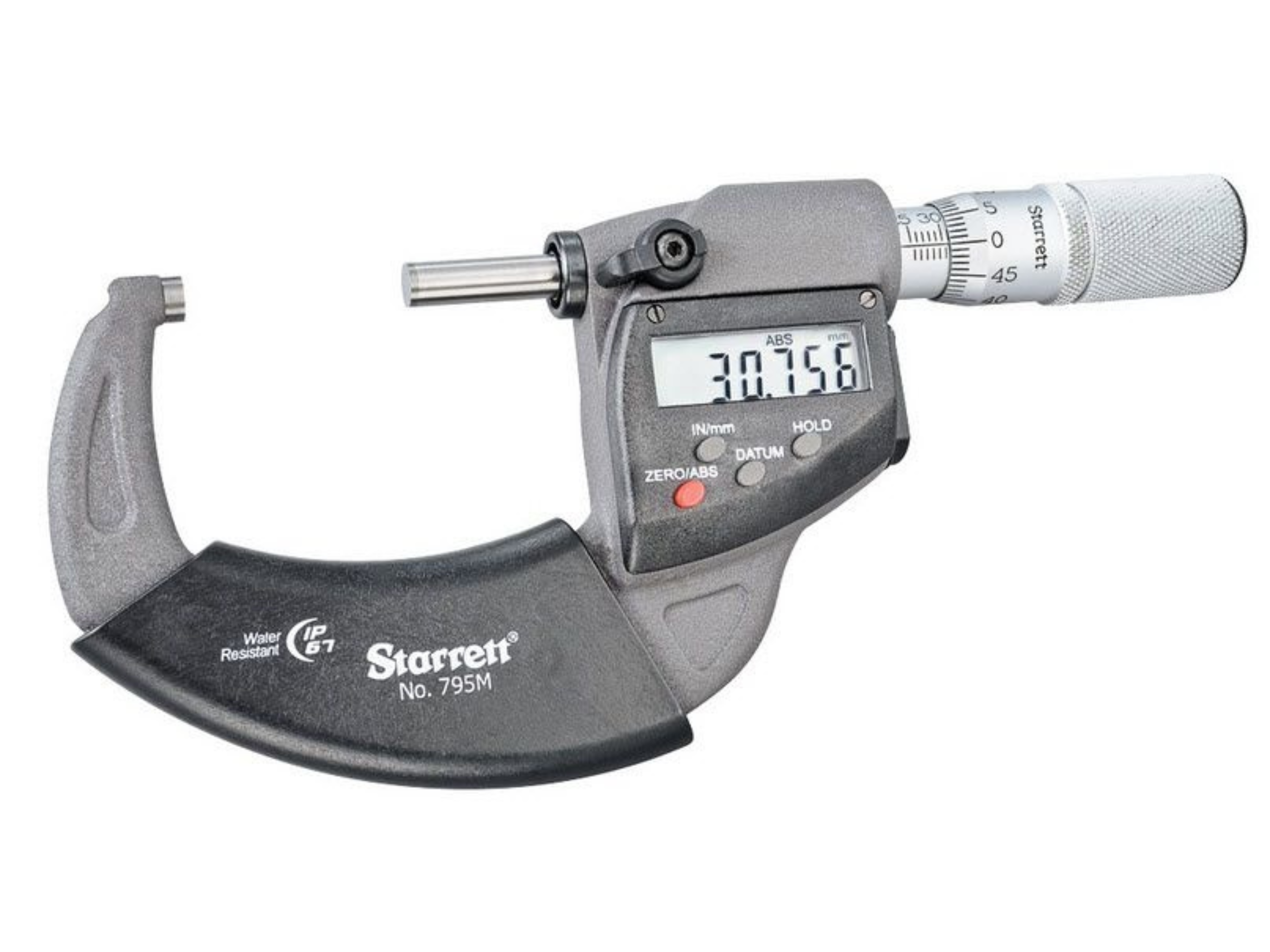 Starrett Digital Micrometer 25-50mm (1-2") IP67 Code 795MEXFL-50