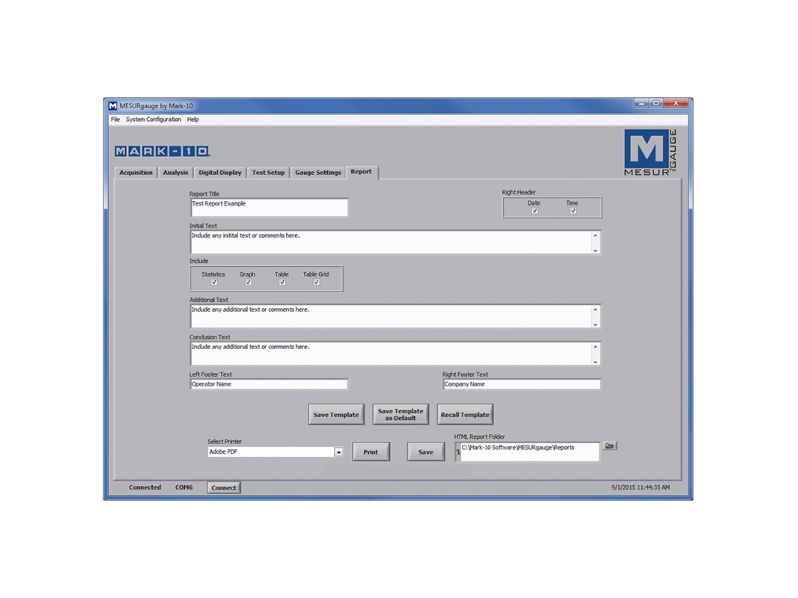 MESUR®gauge Software 15-1004
