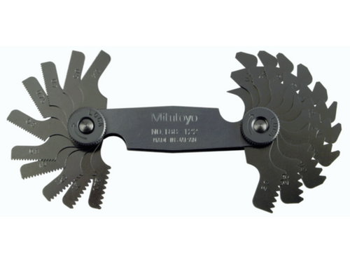 Thread Pitch Gauge Metric Screw 60°, 0,4-7mm, 21 Leaves 188-122