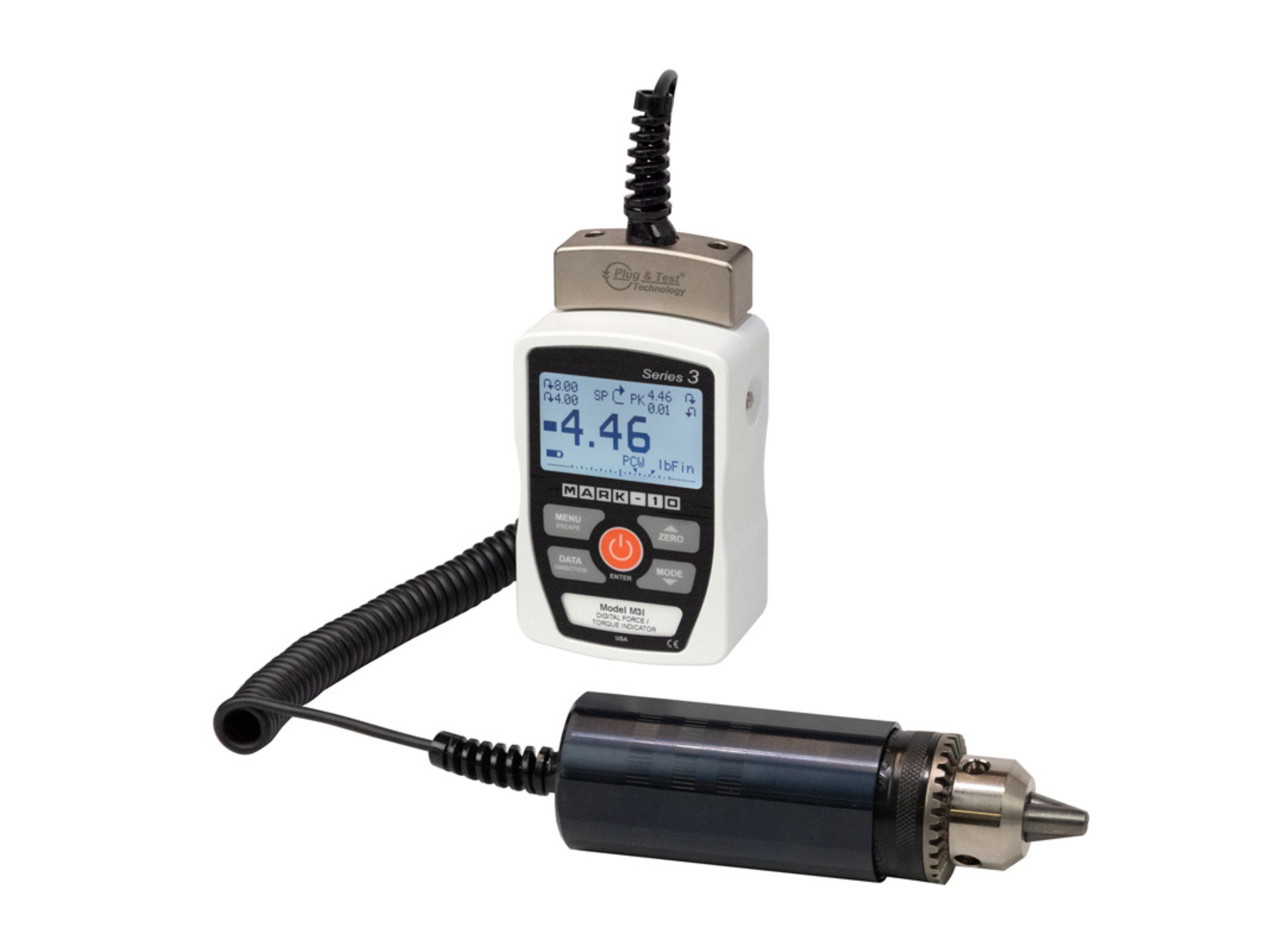 Mark-10 PLUG & TEST® Basic Indicator M3IU