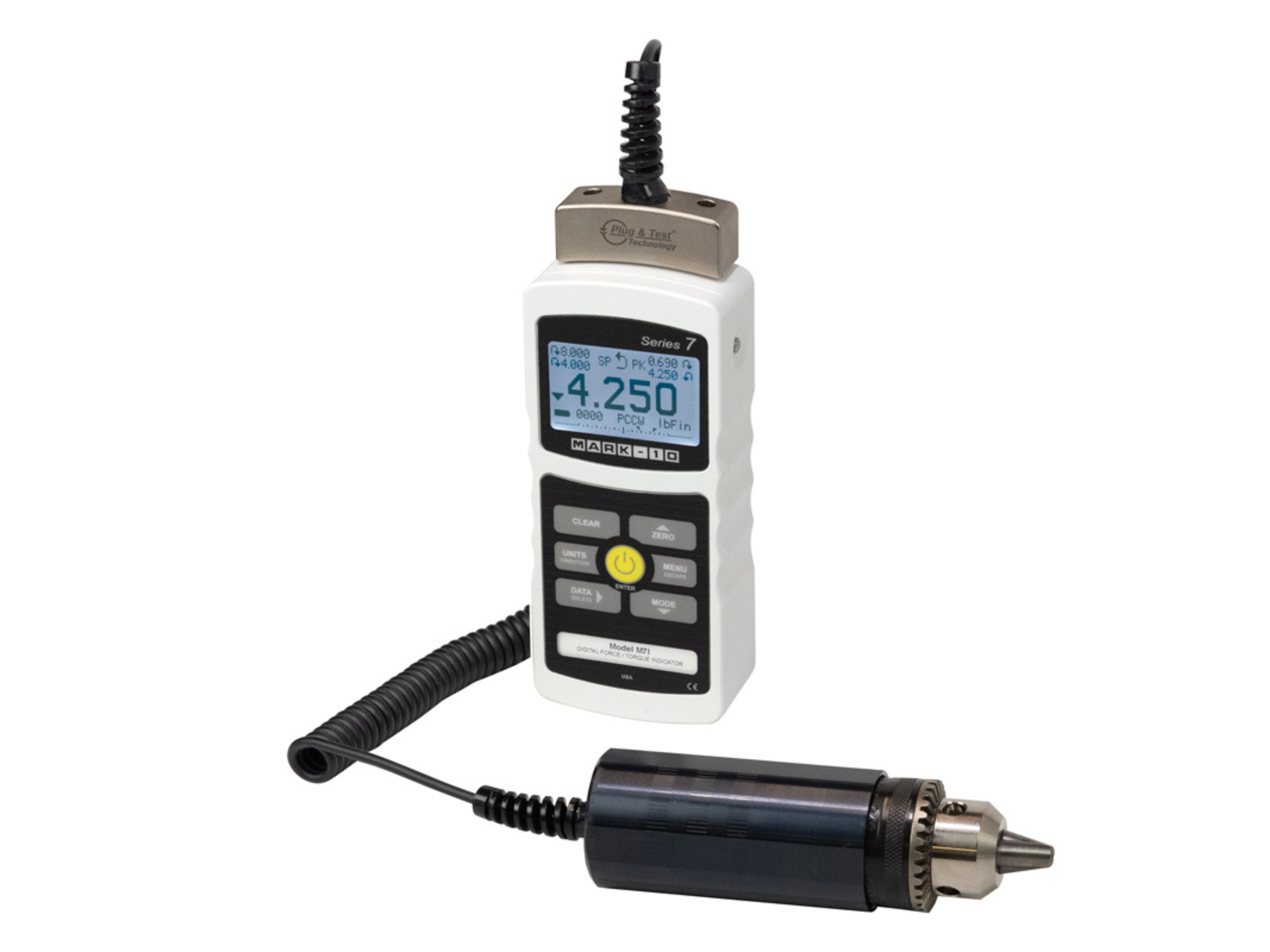 Mark-10 PLUG & TEST® Professional Indicator M7IU