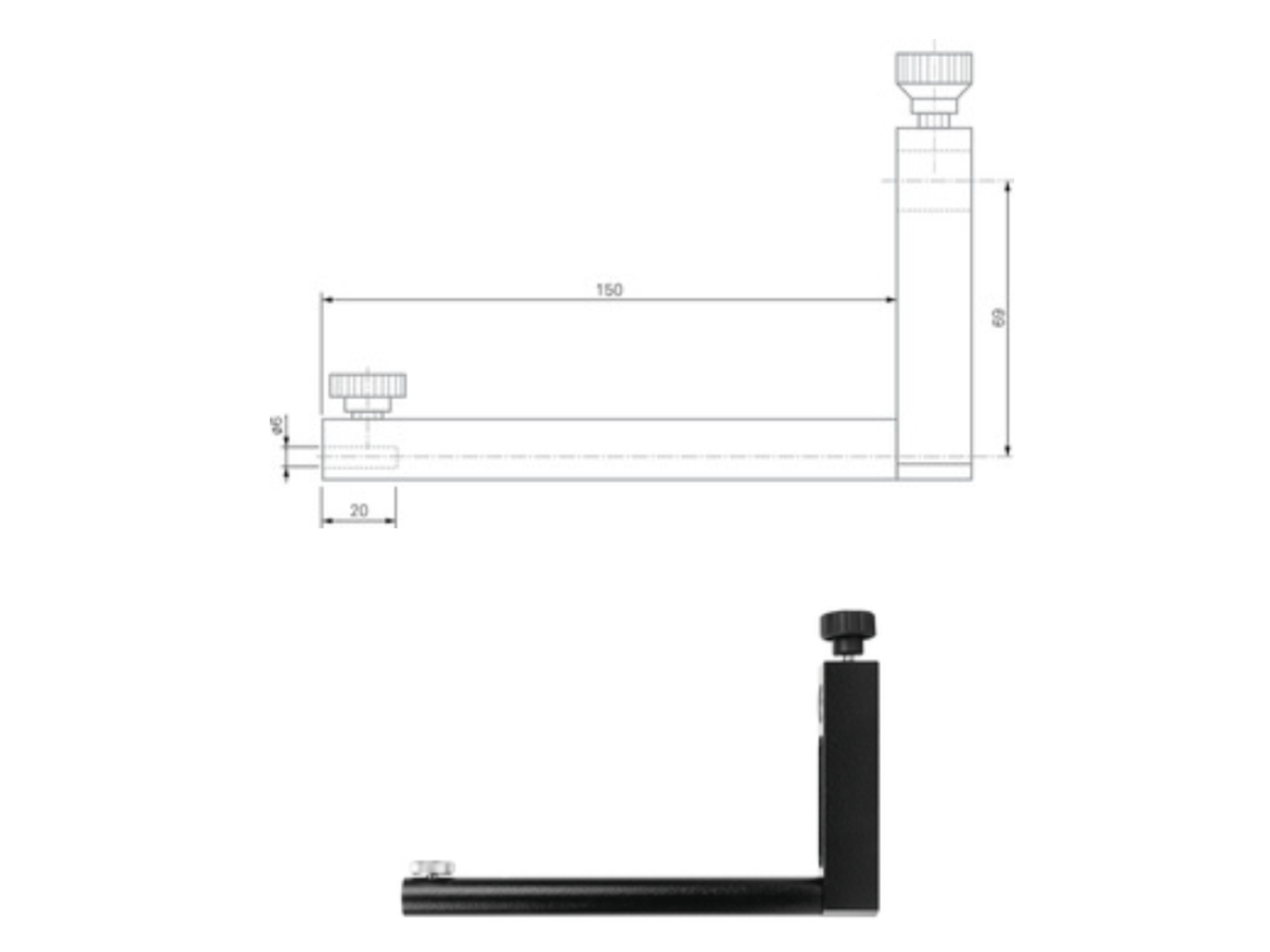 Height Gauge Insert Holder for Ø6mm Shank inserts 00760087