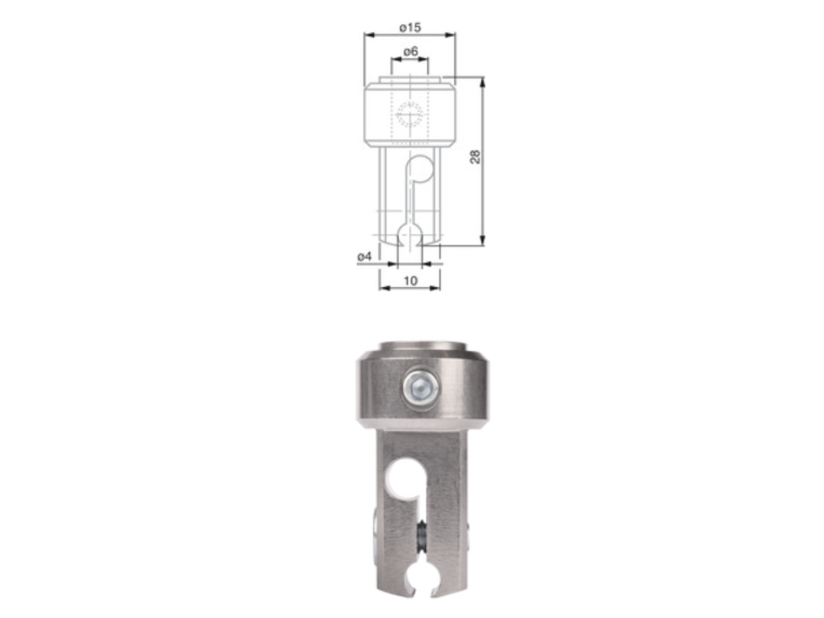 Height Gauge Insert Holder for Ø4mm Shank inserts 00760198