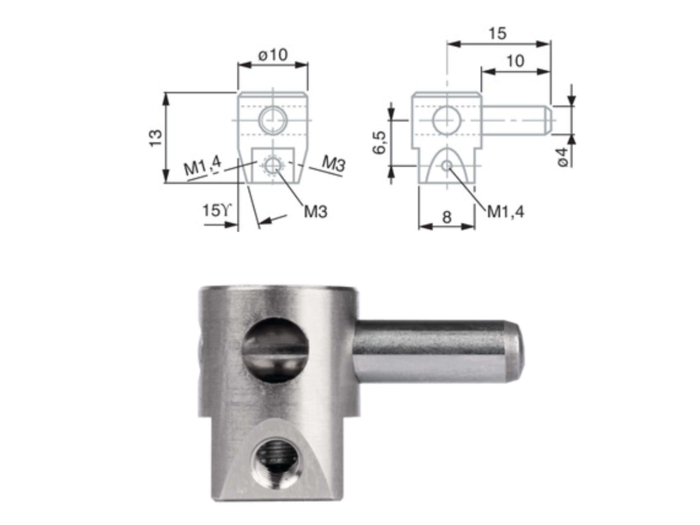 Height Gauge Insert Holder for Ø4mm Shank inserts 00760199