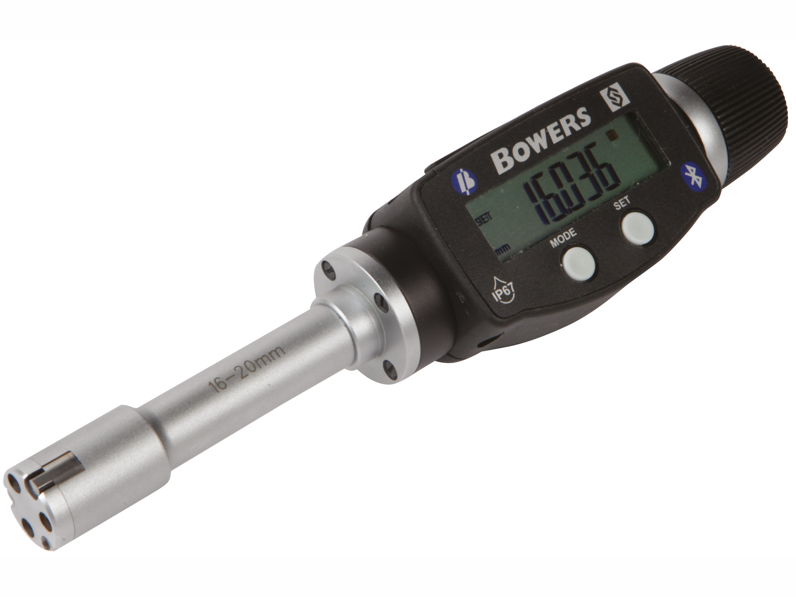 Bowers XT Digital Micrometer With Bluetooth 16-20mm XTD16M-BT