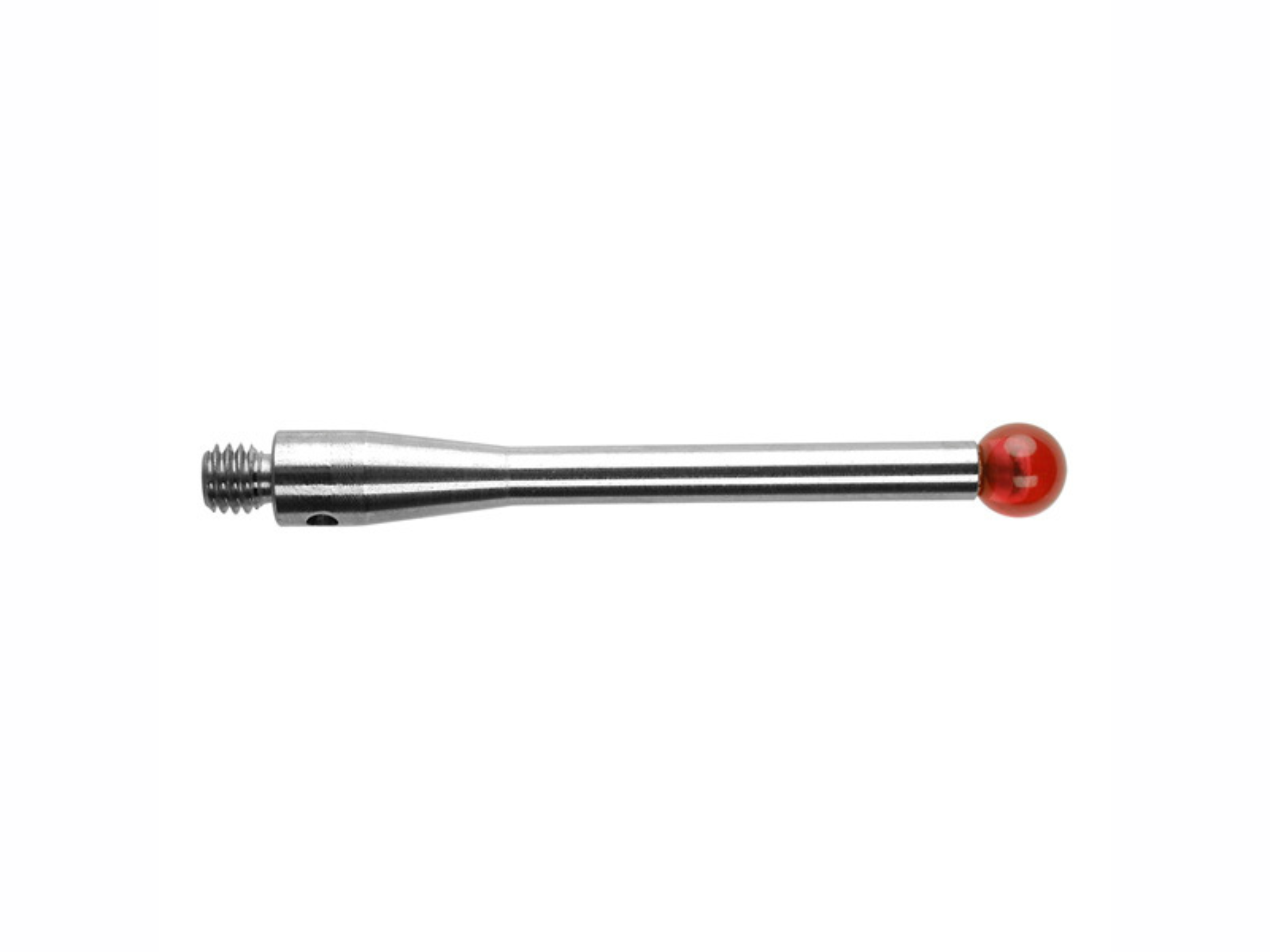 M3 Ø4 mm ruby ball, stainless steel stem, L 21 mm, EWL 17.2 mm A-5000-7606