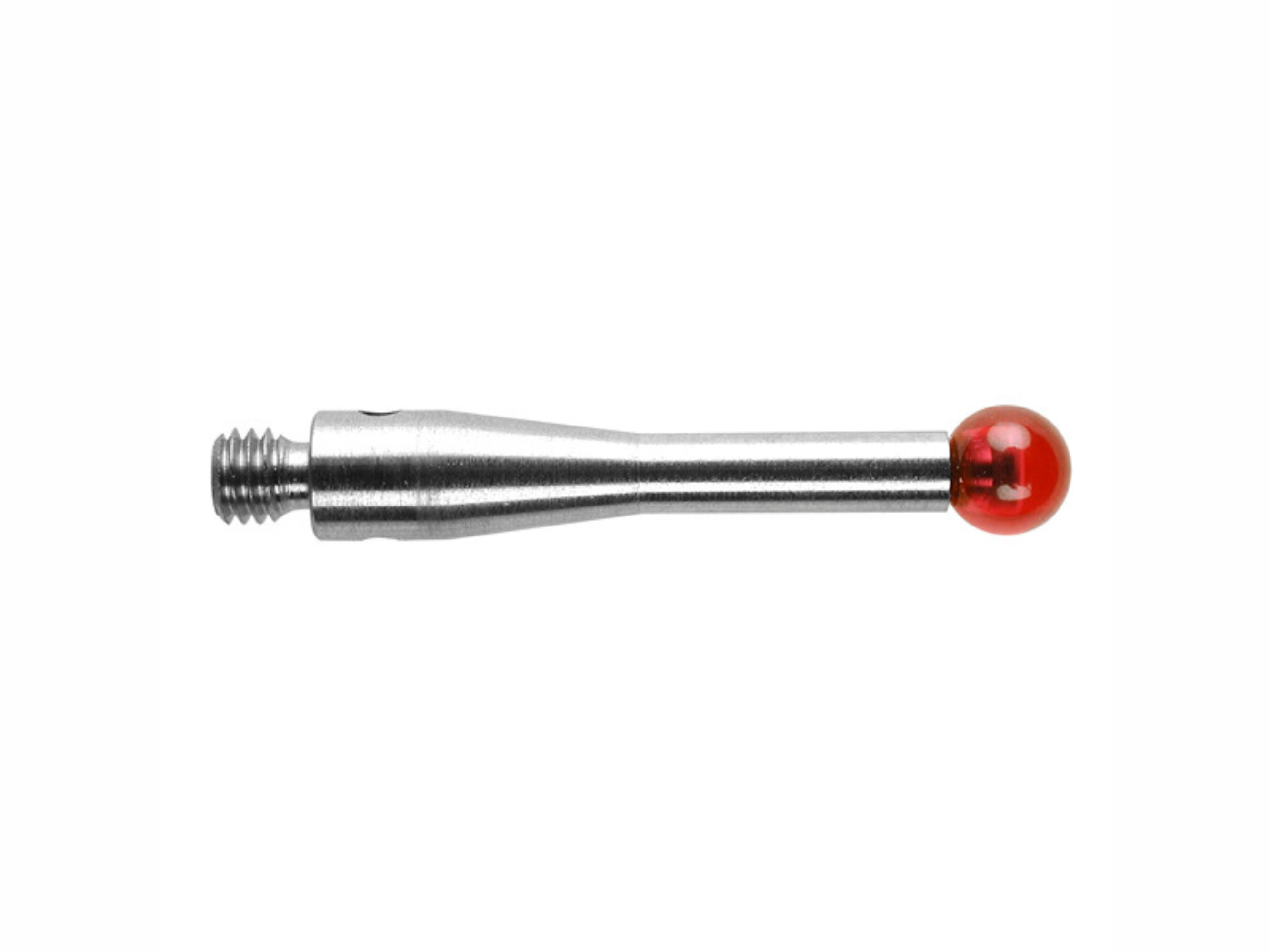 M3 Ø5 mm ruby ball, stainless steel stem, L 21 mm, EWL 21 mm A-5000-7630