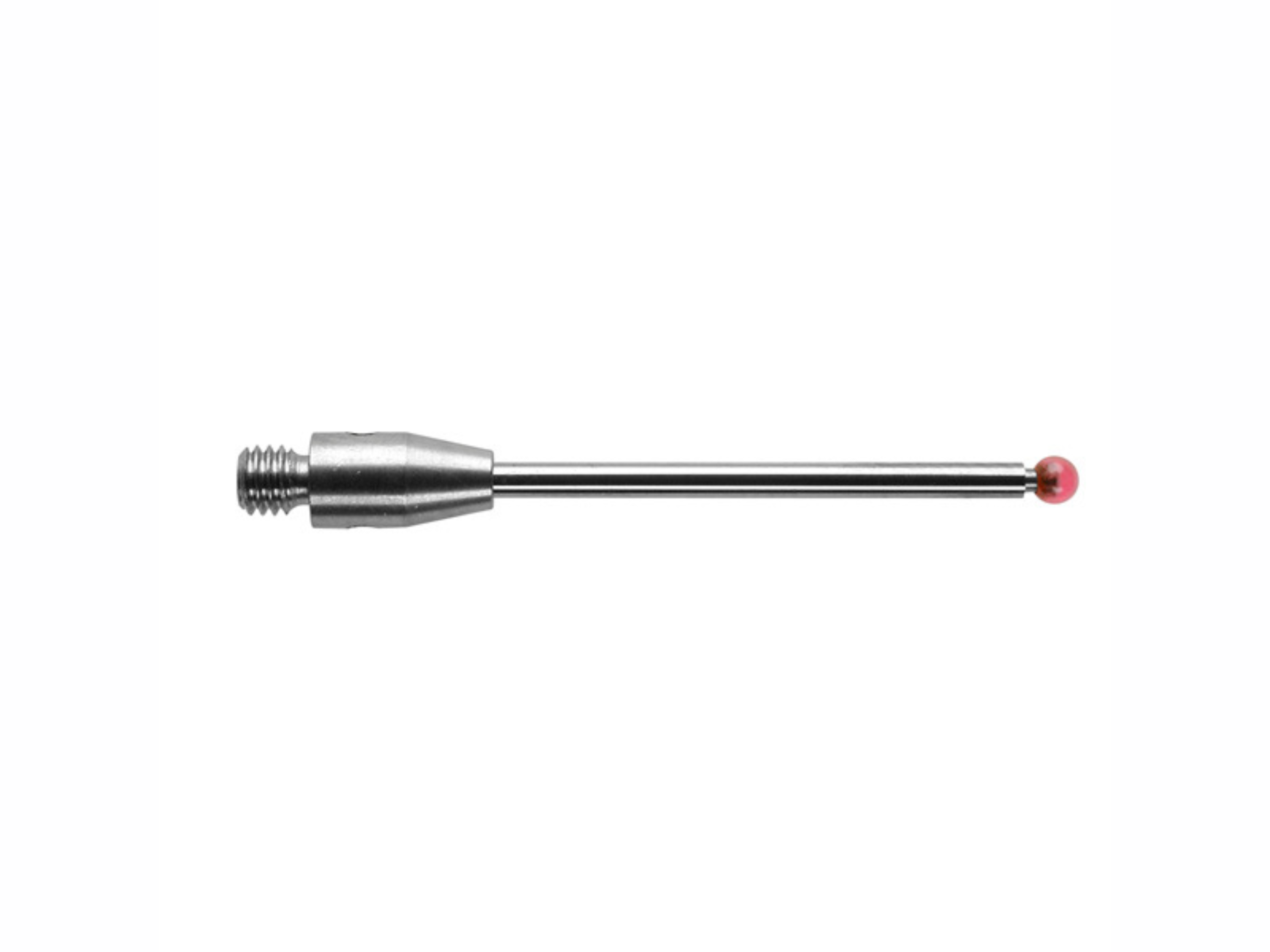 M3 Ø2 mm ruby ball, tungsten carbide stem, L 30 mm, EWL 22.8 mm A-5003-0052